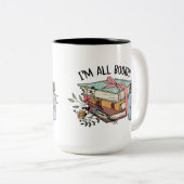 Alle gebuchten Blume Lesebänder in Flaschen Zweifarbige Tasse (VorderseiteRechts)