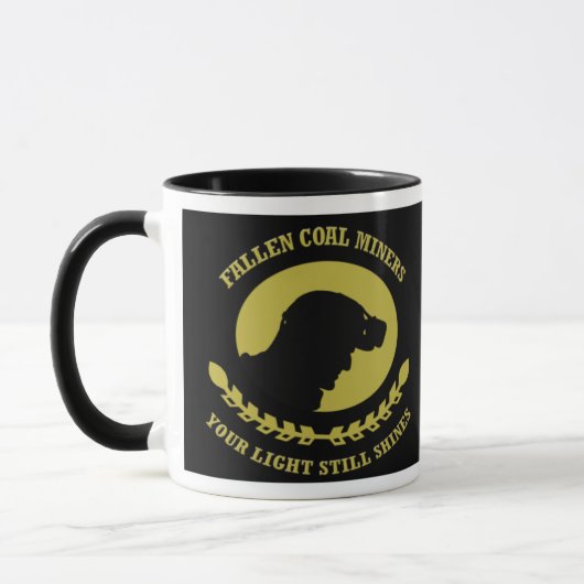 Alle gefallene Kohlen-Bergmann-Tasse Tasse (Links)