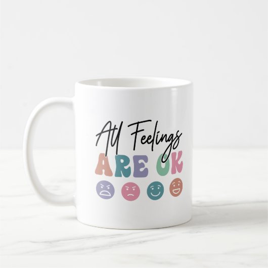 Alle Gefühle sind gut Kaffeetasse (Links)