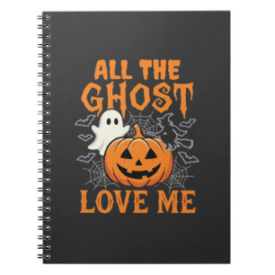Alle Geister lieben mich Halloween-Design_1 Notizblock