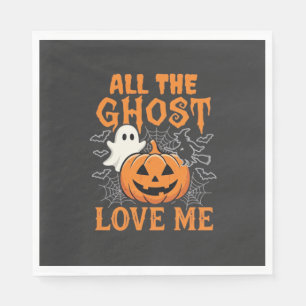 Alle Geister lieben mich Halloween-Design_1 Serviette