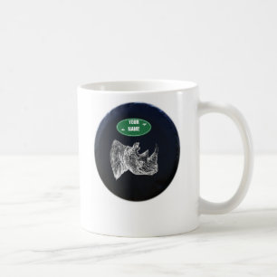 Alle Geländerhino-Tasse. Personalisiert Kaffeetasse