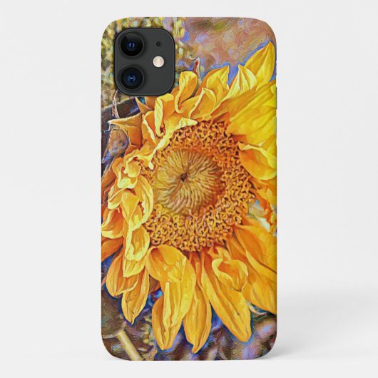 Alle gelben Hübschen Sonnenblumen Art Phone Case (Rückseite)
