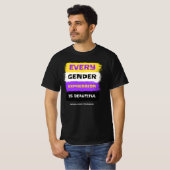 Alle Genderausdrücke sind gültig T-Shirt (Vorne ganz)