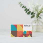 Alle geometrisch visitenkarte (Stehend Vorderseite)