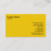 Alle geometrischen v10-Visitenkarten Visitenkarte (Rückseite)