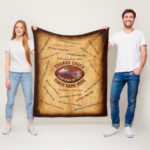 Alle Geschenke für Spieler, Team und Trainer Fußba Fleecedecke