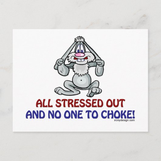 Alle gestresst postkarte (Vorderseite)