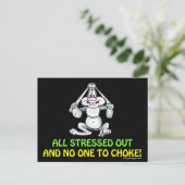 Alle gestresst postkarte (Stehend Vorderseite)