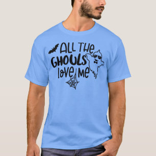 Alle Ghouls Liebe Ich Spooky Season Boo Crew Hall T-Shirt