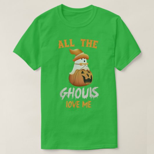 Alle Ghouls Liebe Me Boo Ghost Spooky Pumpkin Ha T-Shirt (Design vorne)