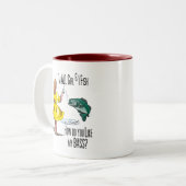 Alle Girl Fishing-Shirts Zweifarbige Tasse (Vorderseite Links)