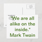 Alle gleich postkarte (Vorne/Hinten)