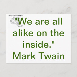 Alle gleich postkarte