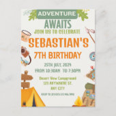 Alle glücklichen Campers-Camping rufen Postkarte (Vorderseite)