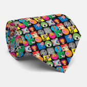 ALLE GLÜCKLICHEN TIERE KRAWATTE (Gerollt)