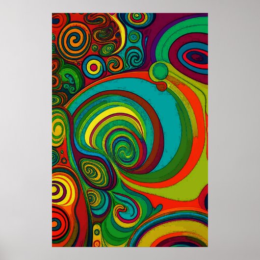 Alle Groovy-Farben 1110 Poster (Vorne)
