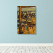 Alle großartigen Bilder beginnen mit einem Pinsels Leinwanddruck (Insitu (Holzboden))