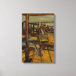 Alle großartigen Bilder beginnen mit einem Pinsels Leinwanddruck