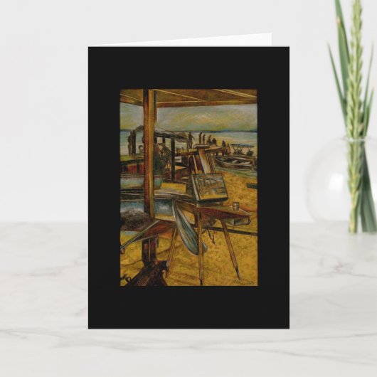 Alle großartigen Gemälde beginnen mit einem Pinsel Karte (Vorderseite)