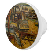 Alle großen Bilder beginnen mit einem Pinselstrich Keramikknauf (Rechts)