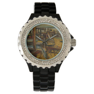 Alle großen Gemälde beginnen mit einem Pinselstric Armbanduhr