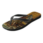 Alle großen Gemälde beginnen mit einem Pinselstric Badesandalen (Schrägansicht)