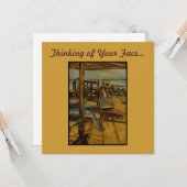 Alle großen Gemälde beginnen mit einem Pinselstric Karte (Vorderseite/Rückseite Beispiel)