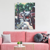 Alle großen Stürme verkünden sich mit einer Brise Leinwanddruck (Insitu (Wohnzimmer))