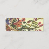 Alle gute Blumenkarte Mini Visitenkarte (Rückseite)