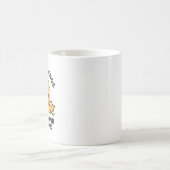 Alle guten Dinge knurren zu einem Ende lustigen Ke Kaffeetasse (Mittel)