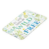 Alle guten Dinge sind frei und frei Magnet (Linke Seite)