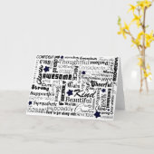 Alle guten Dinge über dich Karte (Gelbe Blume)