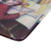 Alle guten kleinen Mädchen bekommen Eiscreme, Mexi Schneidebrett (Ecke)