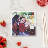 Alle guten kleinen Mädchen bekommen Eiscreme, Mexi Serviette (Beispiel)