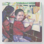 Alle guten kleinen Mädchen bekommen Eiscreme, Mexi Steinuntersetzer (Vorderseite)