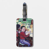 Alle guten Mädchen bekommen Eiscreme Gepäckanhänger (Rückseite vertikal)