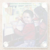 Alle guten Mädchen erhalten Eiscreme Glasuntersetzer (Rückseite)