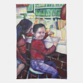 Alle guten Mädchen erhalten Eiscreme Handtuch (Vertikal)