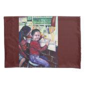 Alle guten Mädchen erhalten Eiscreme Kissenbezug (Vorderseite)