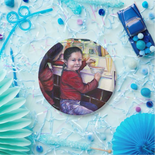 Alle guten Mädchen erhalten Eiscreme Pappteller (Party)