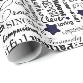 Alle guten Sachen über Sie Geschenkpapier (Rolleneckpunkt)