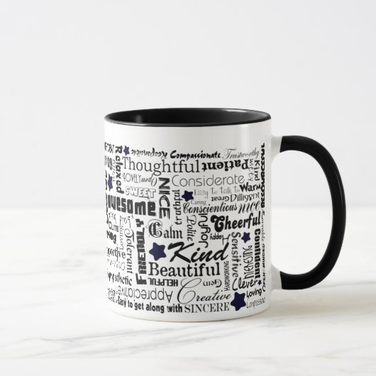 Alle guten Sachen über Sie Tasse (Rechts)
