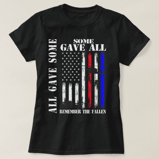 Alle haben einige erhalten alle Flag Veteran Memor T-Shirt (Design vorne)