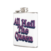 Alle Hagel die Queen 3D Text Flachmann (Links)