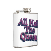 Alle Hagel die Queen 3D Text Flachmann (Rechts)