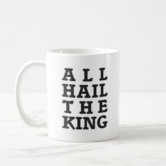 Alle Hagel König Kaffeetasse (Links)