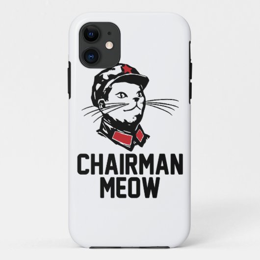 Alle hail Chairman Meow Case-Mate iPhone Hülle (Rückseite)