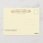 Alle Halloween-Grüße Fliegenden Hexe Postkarte (Rückseite)