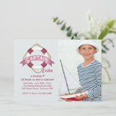 Alle Hände auf dem Deck Foto Einladung (Stehend Vorderseite)